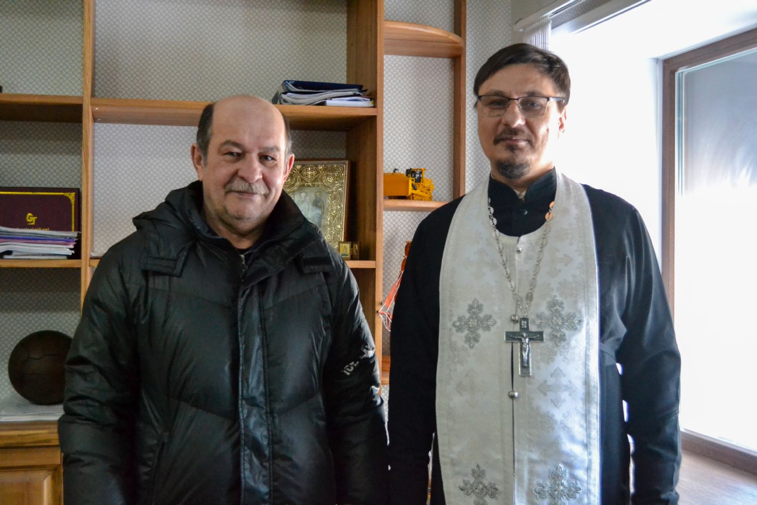 Чин благословения столярного предприятия в пгт Грибановский