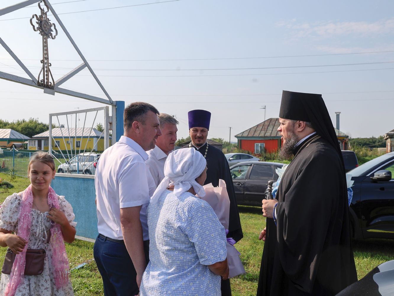Великое освящение храма в честь Казанской иконы Божией Матери в селе Ржавец Терновского района.